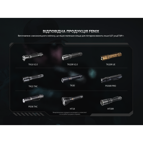 Кольцо тактическое для фонаря Fenix ​​ALR-01