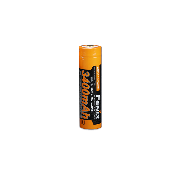 Аккумулятор 18650 Fenix ​​(3400 mAh) micro usb зарядка