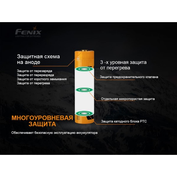 Аккумулятор 21700 Fenix ​​4000 mAh ARB-L21-4000P