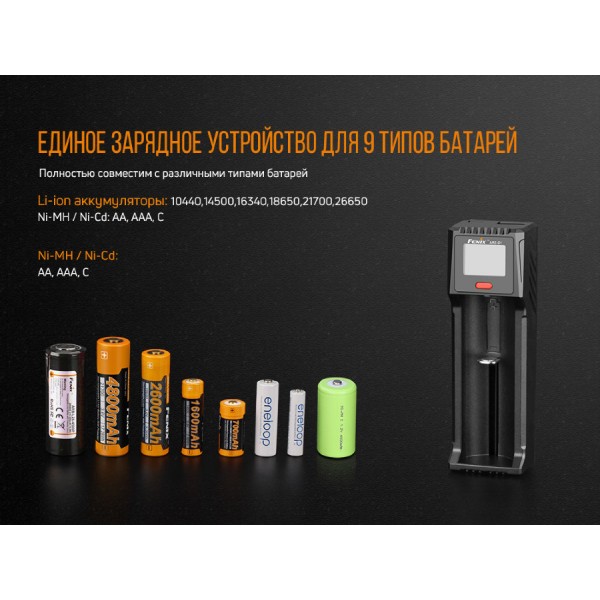 Зарядное устройство Fenix ​​ARE-D1 с функцией Power-bank