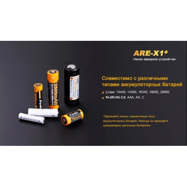 Зарядное устройство Fenix ​​ARE-X1+ (универсальное)