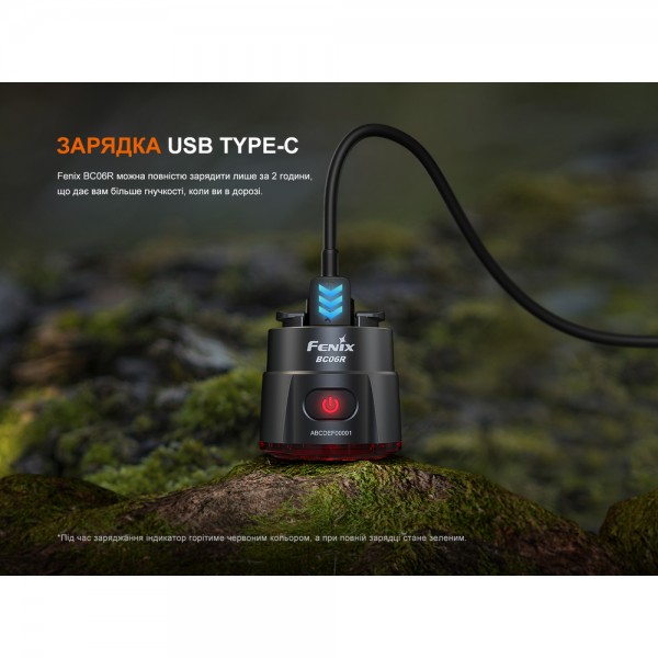 Велофара задняя Fenix ​​BC06R