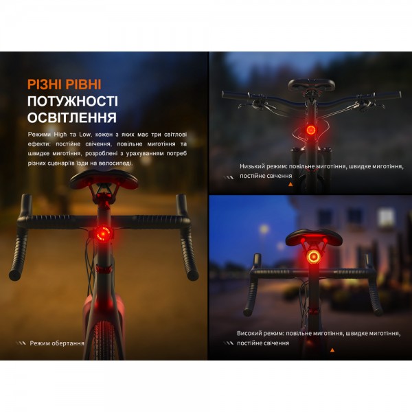 Велофара задняя Fenix ​​BC06R