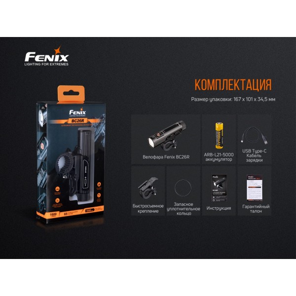 Велофара Fenix ​​BC26R