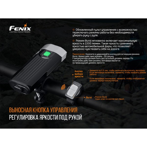 Велофара Fenix ​​BC30 V2.0