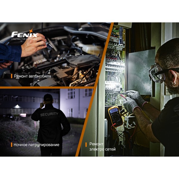 Фонарь ручной Fenix ​​C6V3.0 + аккумулятор и зарядка 