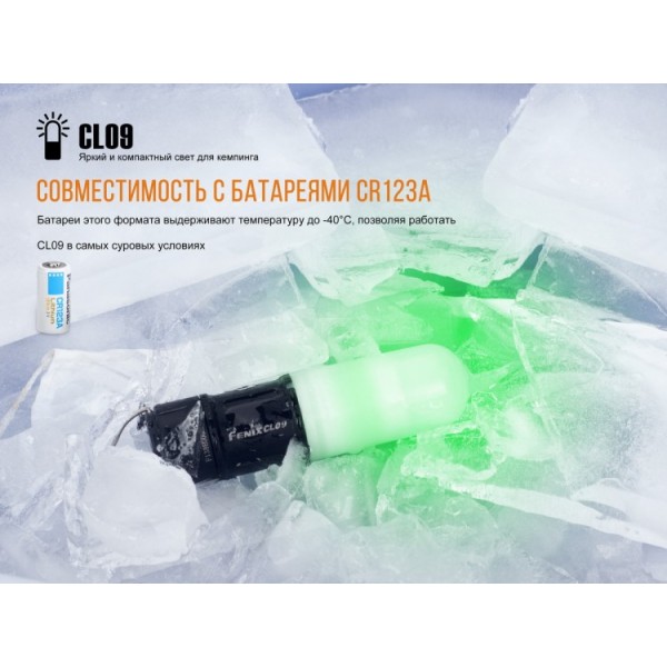 Фонарь Fenix ​​CL09 (черный, серый)