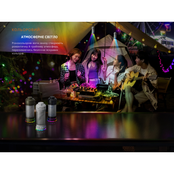 Фонарь кемпинговый Fenix ​​CL22R, черный