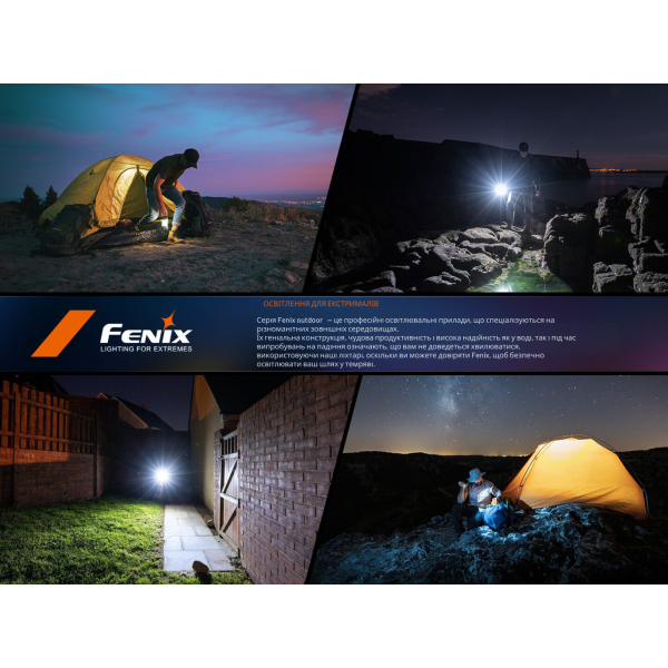 Фонарь кемпинговый Fenix ​​CL22R, черный