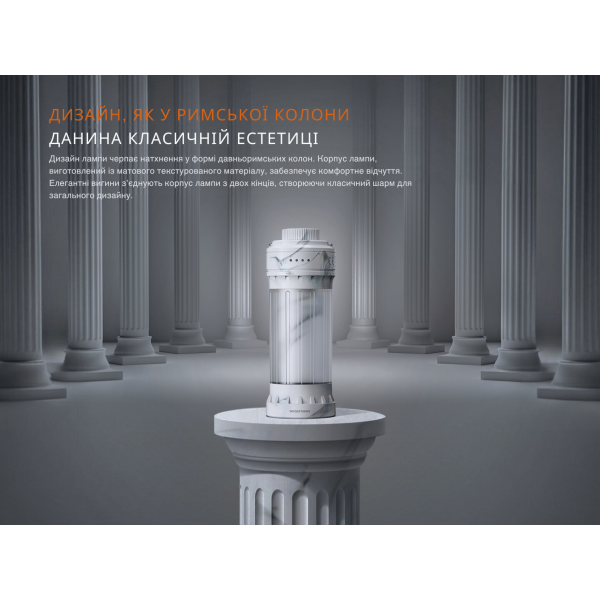 Фонарь кемпинговый Fenix ​​CL22R, темно-зеленый