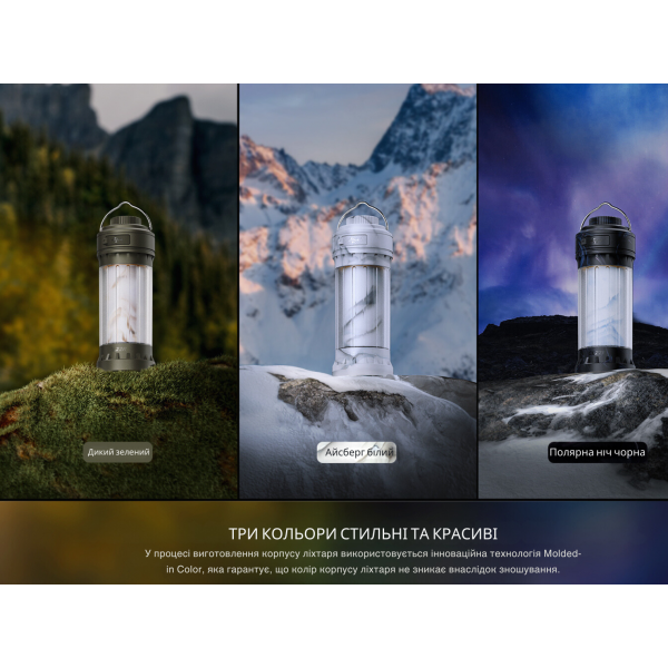 Фонарь кемпинговый Fenix ​​CL22R, темно-зеленый