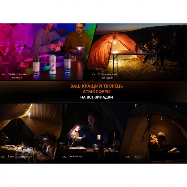 Фонарь кемпинговый Fenix ​​CL22R, белый