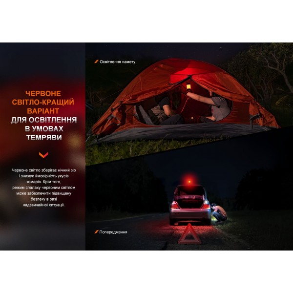 Фонарь кемпинговый Fenix ​​CL26R Pro, серый камуфляж