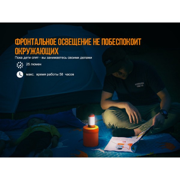 Фонарь кемпинговый Fenix ​​CL26R черный