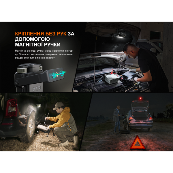 Ліхтар прожектор Fenix CL27R зелений