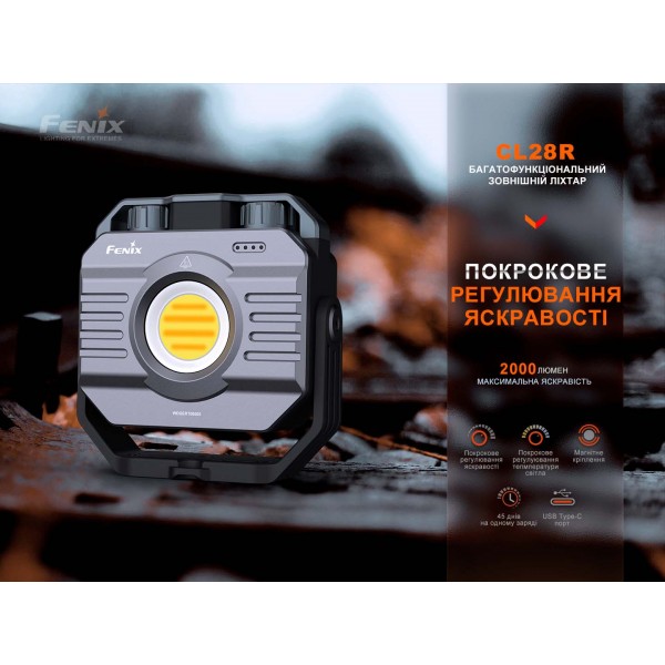 Фонарь многофункциональный Fenix ​​CL28R с функцией Powerbank (10 000 mAh) 