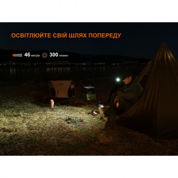 Ліхтар з кліпсою Fenix E04R, білий