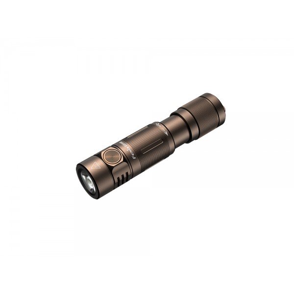Ліхтар ручний Fenix E05R бронзовий, кабель для заряджання Micro-USB