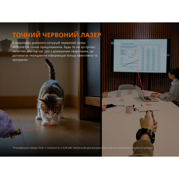 Ліхтар наключний Fenix E06R, чорно-коричневий | Лімітована серія