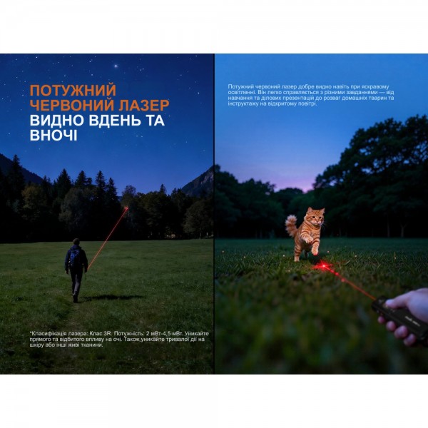 Фонарь наключительный Fenix ​​E06R PRO, зеленый