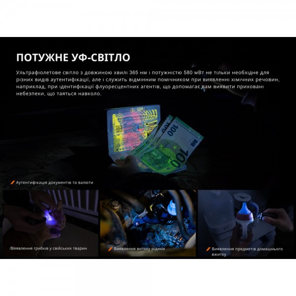 Фонарь Fenix ​​E06R, белый | Лимитированная серия