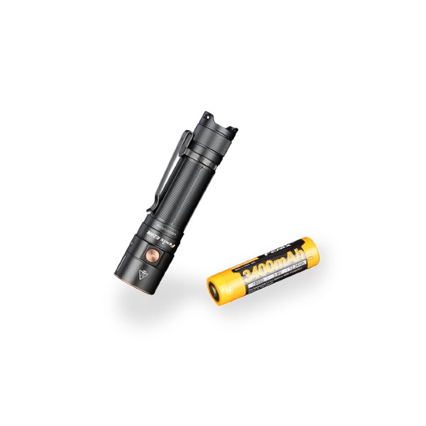 Ліхтар Fenix E28R + акумулятор. Fenix 3400 mAh, кабель USB 