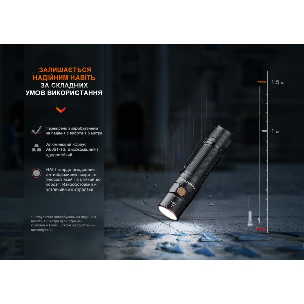 Фонарь ручной Fenix ​​E35R, голубой | Лимитированная серия