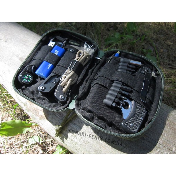 Результат, edc-органайзер (зеленый), средний