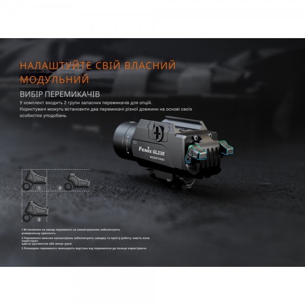 Фонарь Fenix ​​GL23R с лазерным прицелом