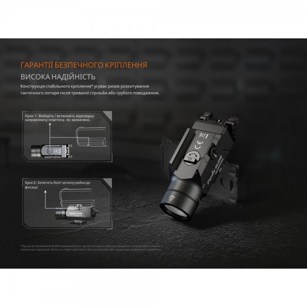 Фонарь Fenix ​​GL23R с лазерным прицелом