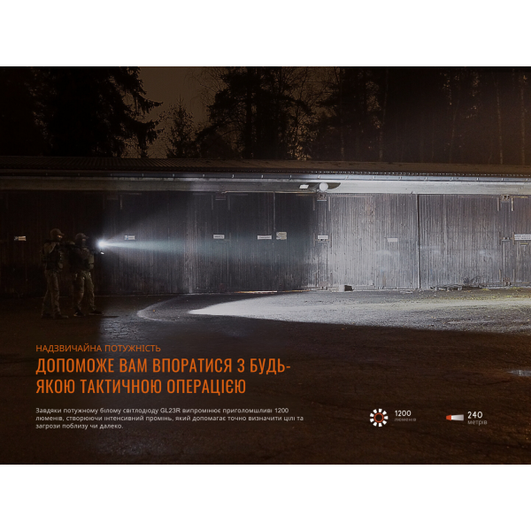 Фонарь Fenix ​​GL23R с лазерным прицелом