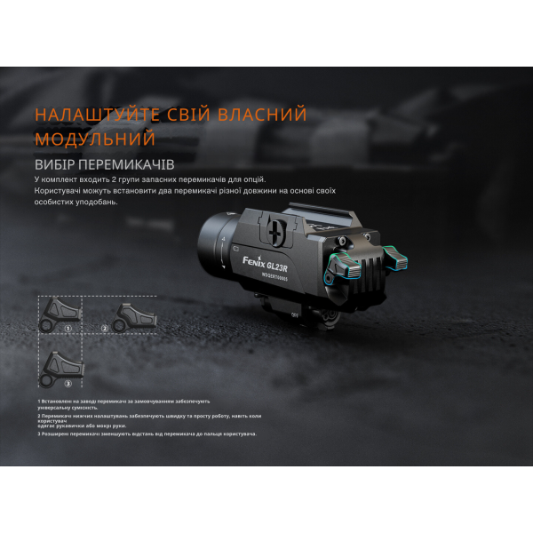 Фонарь Fenix ​​GL23R с лазерным прицелом