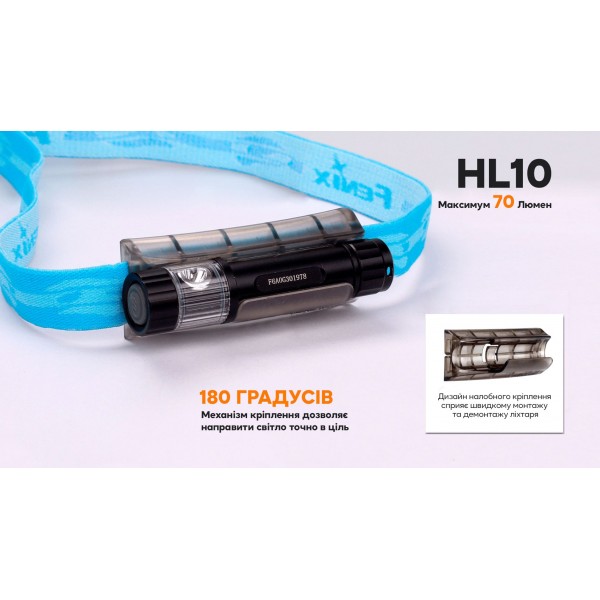 Фонарь налобный Fenix ​​HL10 purple