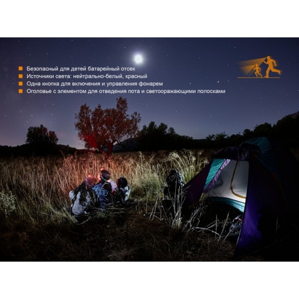 Налобный фонарь Fenix ​​HL16, розовый