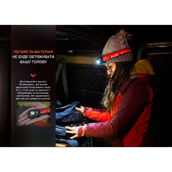 Фонарь налобный Fenix ​​HL16 AAA черный