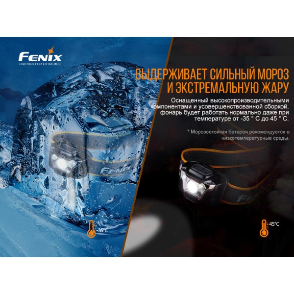 Ліхтар Fenix HL18RW + акумулятор та заряджання.