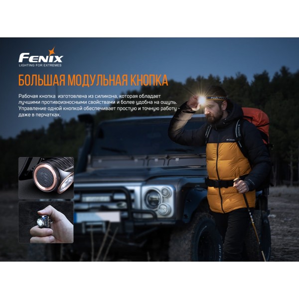 Фонарь налобный Fenix ​​HM50R V2.0 + аккумулятор, кабель USB 