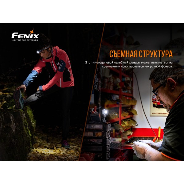 Фонарь налобный Fenix ​​HM50R V2.0 + аккумулятор, кабель USB 