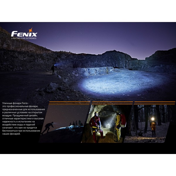 Фонарь налобный Fenix ​​HM60R + аккумулятор, кабель USB 