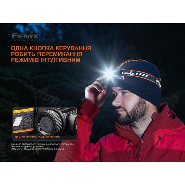 Ліхтар налобний Fenix HM60R, камуфляж | Лімітована серія