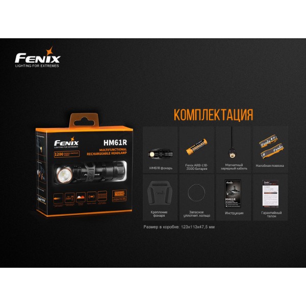 Налобний ліхтар Fenix HM61R 