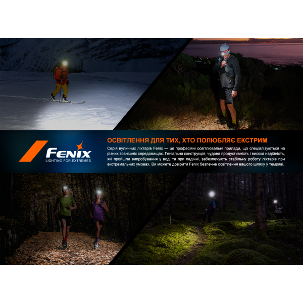 Фонарь налобный Fenix ​​HM62-T V2.0 черный