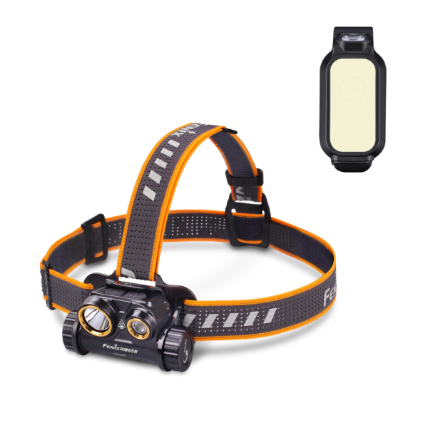 Фонарь налобный Fenix ​​HM65R + Фонарь универсальный Fenix ​​E-LITE 