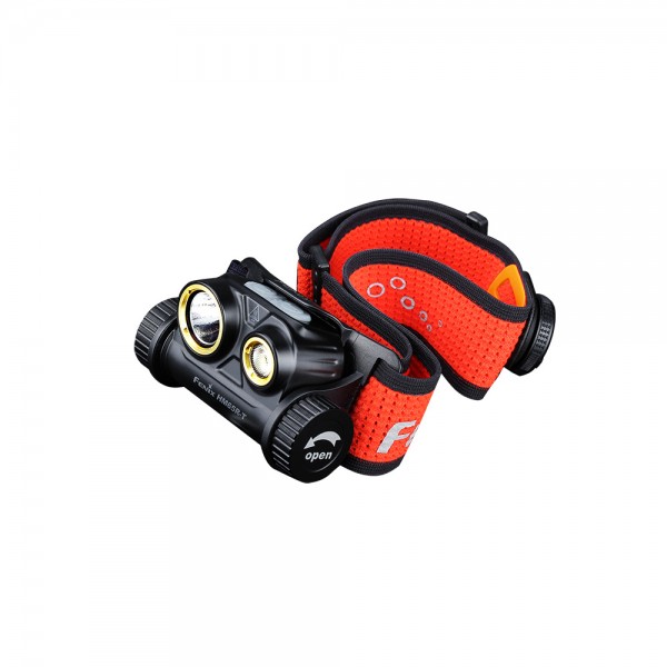 Фонарь налобный Fenix ​​HM65R-T + аккумулятор, кабель USB