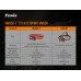 Фонарь налобный Fenix ​​HM65R-T + аккумулятор, кабель USB