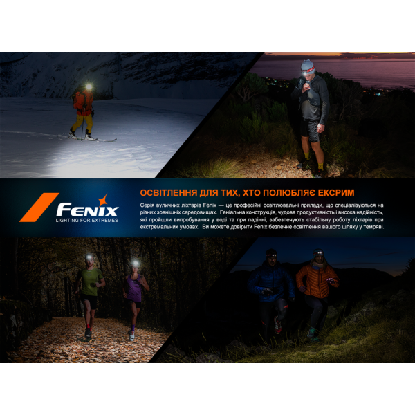 Фонарь налобный Fenix ​​HM65R-T V2.0 черный