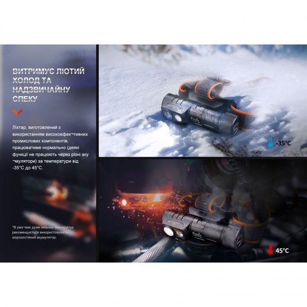 Ліхтар налобний Fenix HM71R 