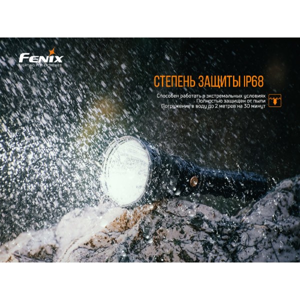 Ліхтар Fenix HT18 + акумулятор, кабель USB