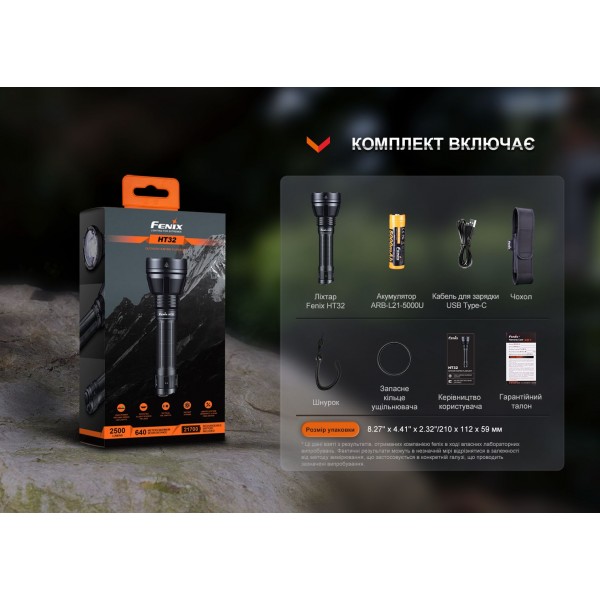 Фонарь ручной Fenix ​​HT32 
