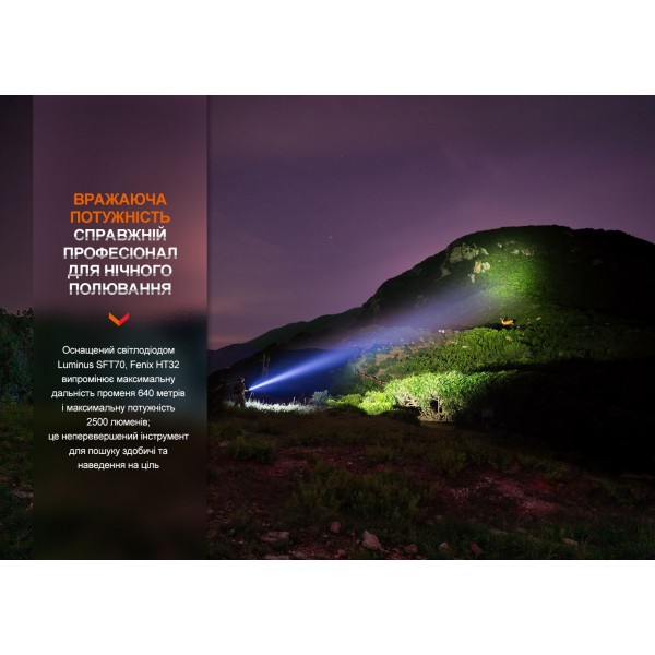 Фонарь ручной Fenix ​​HT32 